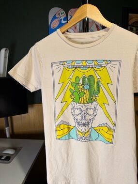 “The Wise Readily Adapts to Changes” Skull Man W/ Cactus Head